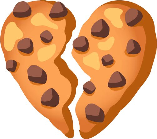 Brokencookieheart emote