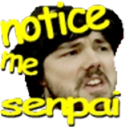 NoticeMeSenpai emote
