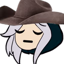AsheYeehawPensive emote