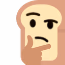 BreadThinking emote