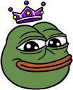 Pepe_PurpleCrown emote