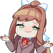 MonikaShrug emote