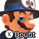 MarioDoubt emote