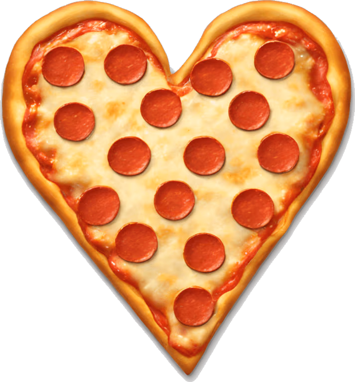 Pizzaheart emote
