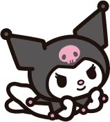 kuromi_laying emote