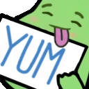 yum_sign_bean emoji