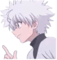 Killua_pointing emote