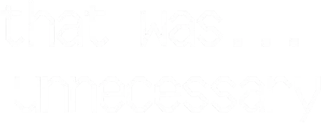 unnecessary emote