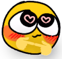 HeartEyesPlead emote
