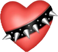 red_heart_bulldogcollar emote