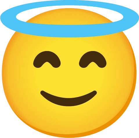 SmilingFacewithHaloEmoji emote