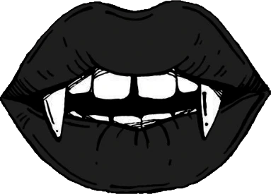 vampiremouthblack emoji
