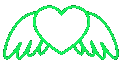 Lightgreenangelheart emote