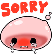 sorryporing emote