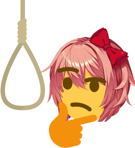 ThinkingSayori emote