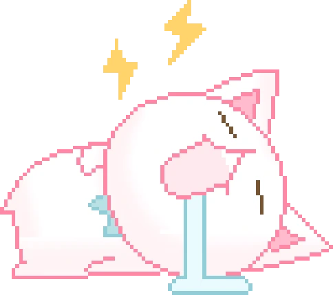 sleeping_pink_cat emote