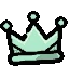 LightGreenCrown emote