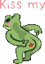kiss_my_ass_frog emote