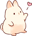 bunnyheart emote