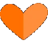 Orangeandlightorangeheart emote