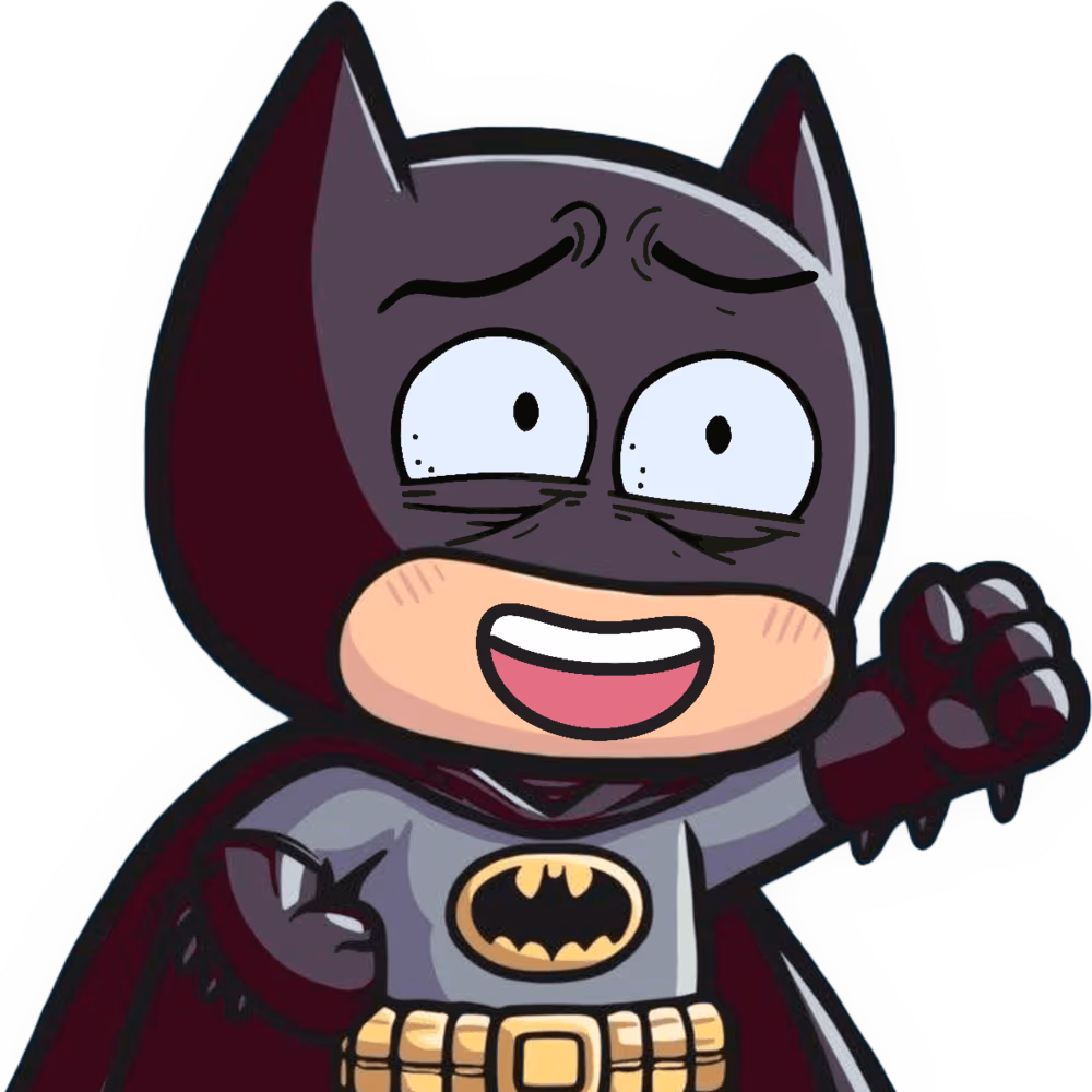 Batman_SmileAwkwardly emote