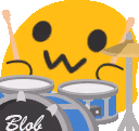 ablobdrum emote