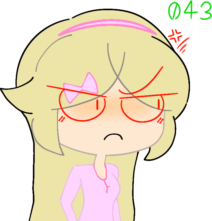 SusieBlushAnnoyed emote