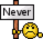 Never emote