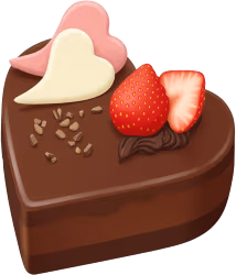 Heartchocolatecake emote