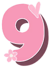 Pink_nine_heart_flower emote