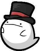 TopHatGhost emote