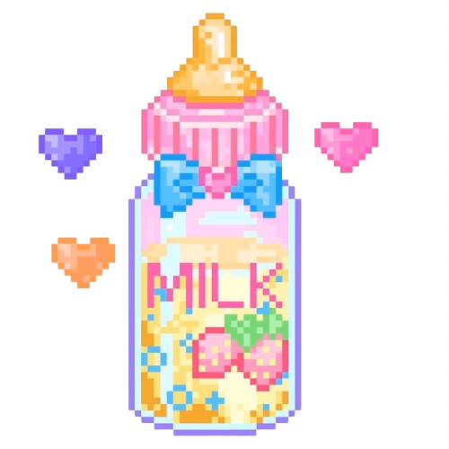 pixel_baby_milk emote