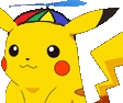 PikachuSpinnyHat emote