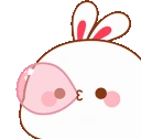 bunny_bubblegum emote