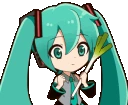 ExcitedMiku emote