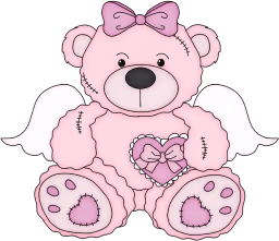 Pinkangelteddybear emote