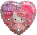 HelloKittyResinHeart emote