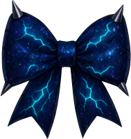 Bluegothbow emote