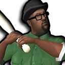i_dunno_man_big_smoke emote