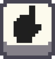 pixel_hand_point_up_left emote
