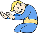 VaultBoyHoldUp emote
