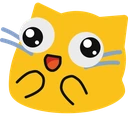 blobcatgooglyaww emote