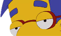 Milhouse_Eyebrows emote