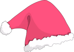 Pinkchristmashat emote