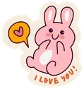 ILoveYouBunny emote