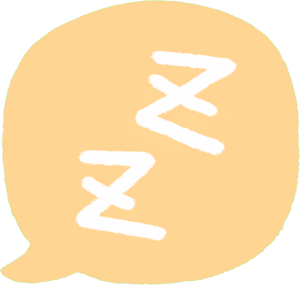 SpeechBubbleSleep emote