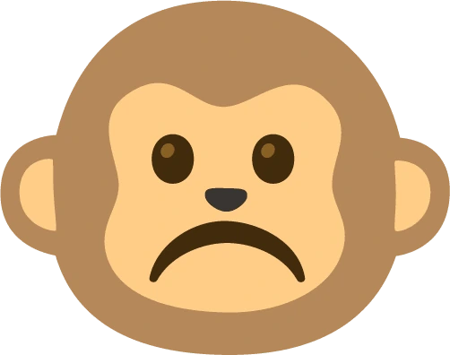 Frowning_Face_Monkey emote