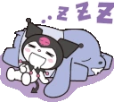 kuromi_sleep emote
