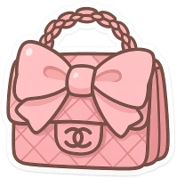 Pink_bow_chanel_bag emote