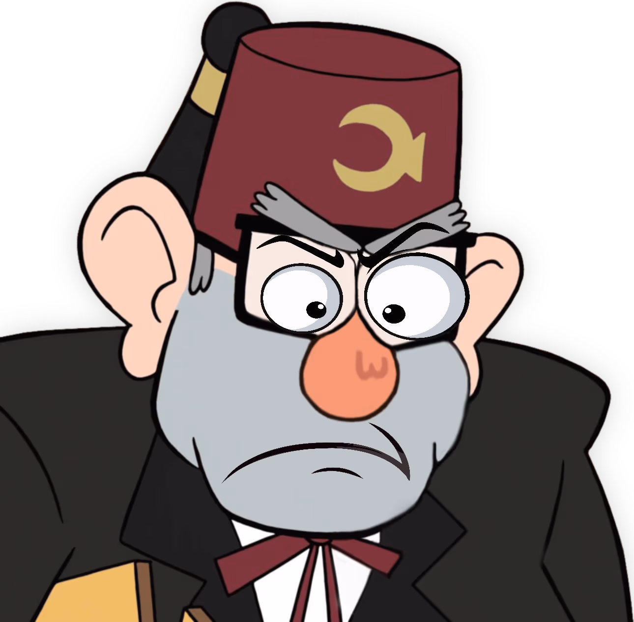 GrunkleStan_StareBelow emote